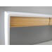 Emerson Console Table with White Base and Cypress Drawers