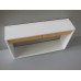 Emerson Console Table with White Base and Cypress Drawers