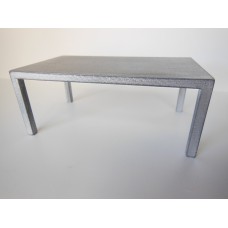 Burnished Metal Parsons Dining Table