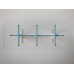 Trellis Dining Table in Blue/White