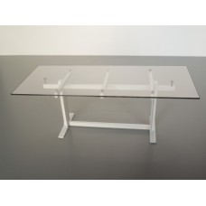 Trellis Dining Table in White