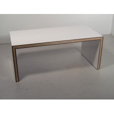 White Laminated Dining Table