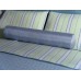 Light Blue Long Bolster Pillow