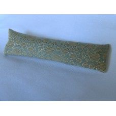 Blue Circle Long Oblong Pillow