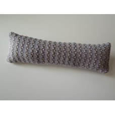 Gold / Lavender Textured Long Oblong Pillow