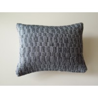Shimmer Blue Large Rectangle Pillow