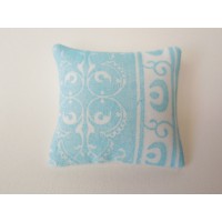 Paisley Blue Small Square Pillow