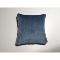 Blue Velvet Large Square Pillow