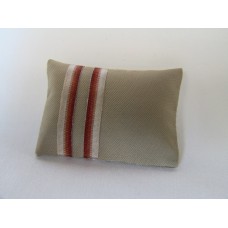 Banded Tan Medium Rectangle Pillow