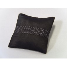 Smoke Embroidered Medium Rectangle Pillow