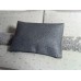 Metallic Blue Medium Rectangle Pillow