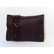 Plum Frill Medium Rectangle Pillow