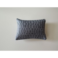 Shimmer Blue Medium Rectangle Pillow