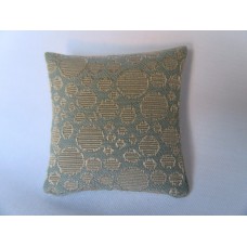 Blue Circle Medium Square Pillow