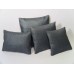 Metallic Blue Medium Square Pillow