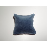 Blue Velvet Medium Square Pillow