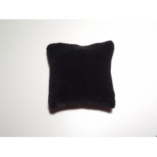 Black Velvet Medium Square Pillow