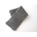 Knitted Throw - Charcoal