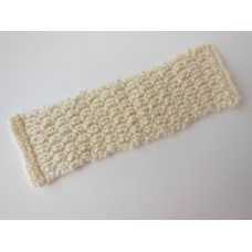 Knitted Throw - Cream Basketweave