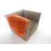Knitted Throw - Rust