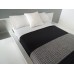 Black Ribbed Stripe Duvet