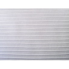 White Ribbed Stripe Duvet