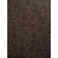 Brown Floral Sheet Set