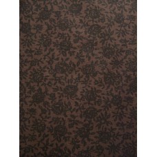 Brown Floral Sheet Set