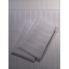 White Tonal Stripe Sheet Set