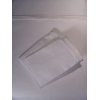 White Sheet Set with Wide White Satin Edge