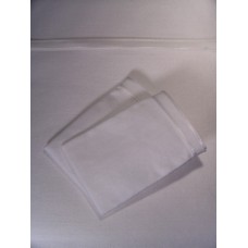 White Sheet Set with Wide White Satin Edge