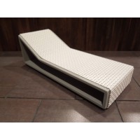 Aero Chaise - White on Gray Base