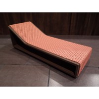 Aero Chaise - Orange on Espresso Base