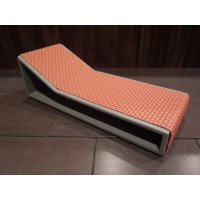 Aero Chaise - Orange on Gray Base