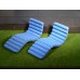Ribb Chaise in Blue