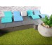 Ribb Chaise in Aqua