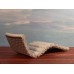 Ribb Chaise in White