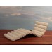 Ribb Chaise in White