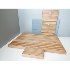 Outdoor Deck in Cherry with Shower