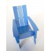 Loll 3 Slat Adirondack in Blue