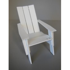 Loll 3 Slat Adirondack in White