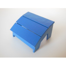 Loll 3 Slat Ottoman in Blue