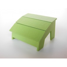 Loll 3 Slat Ottoman in Green