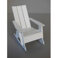 Loll 3 Slat Rocker in White