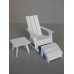 Loll 3 Slat Rocker in White