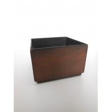 Short Square Rust Pot