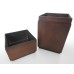 Short Square Rust Pot