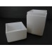 Tall Square White Pot
