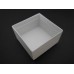Short Square White Pot