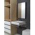 Single Vanity Bath Unit with Toilet and Wardrobe Unit